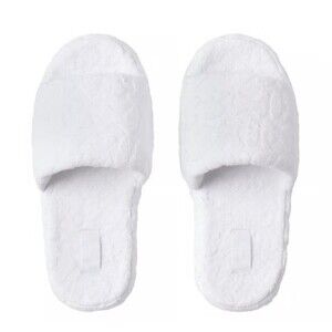 Skims Terry Slipper/ Slide Sandal In white EU 39 Women's Size 9 NWOB